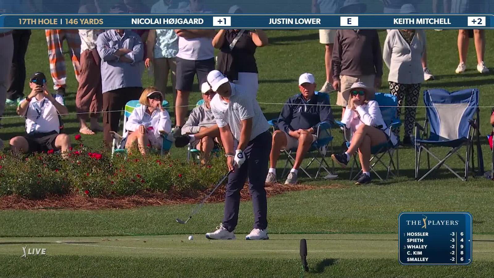 Justin Lower | Round 1 | 17th hole | Shot 3 | 2025 THE PLAYERS