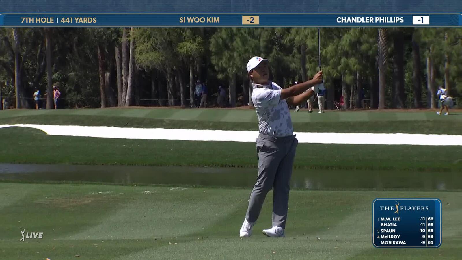 Si Woo Kim | Round 3 | 7th hole | Shot 2 | 2025 THE PLAYERS