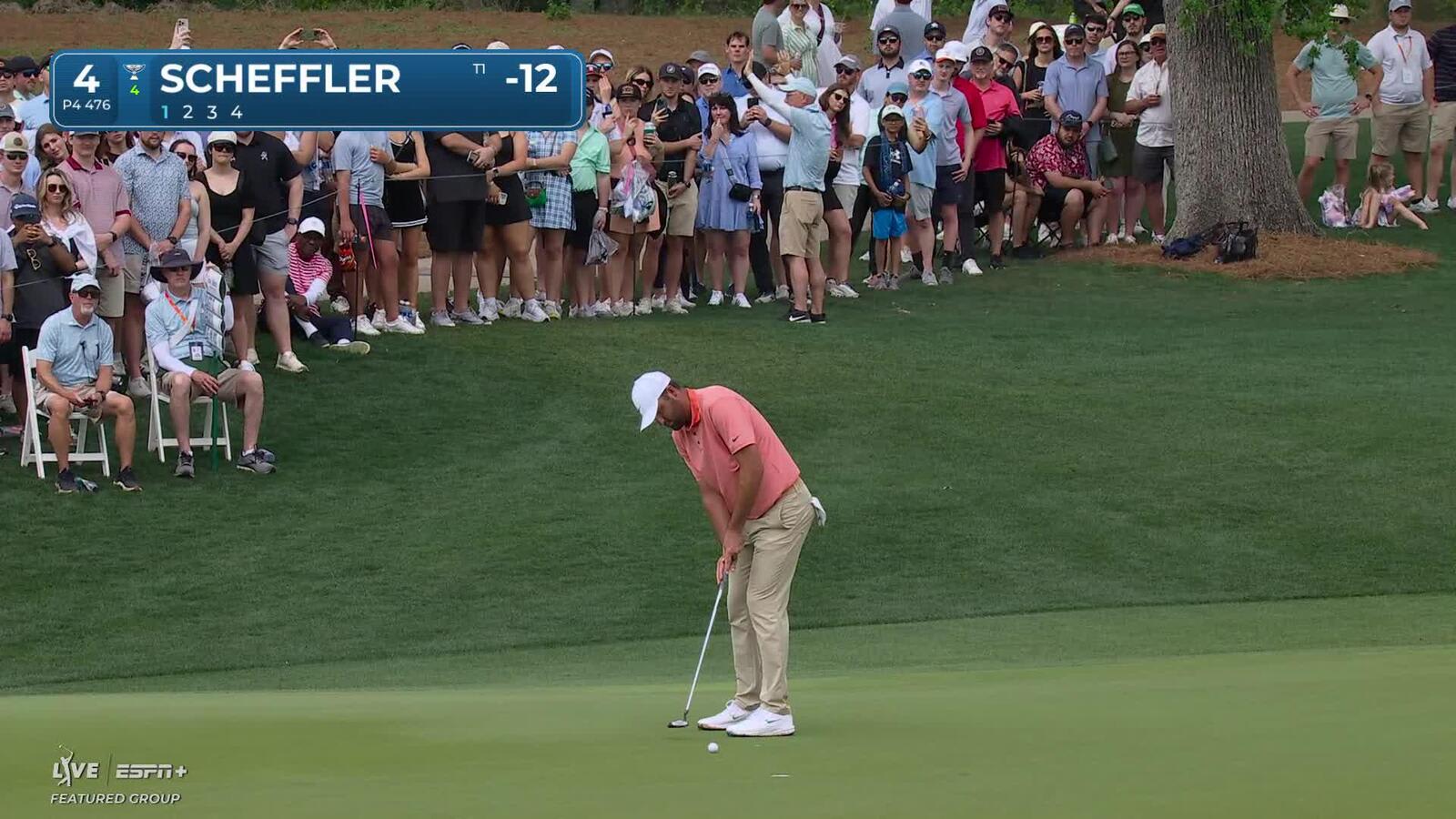 Scottie Scheffler | Round 3 | 4th hole | Shot 5 | 2025 Houston Open