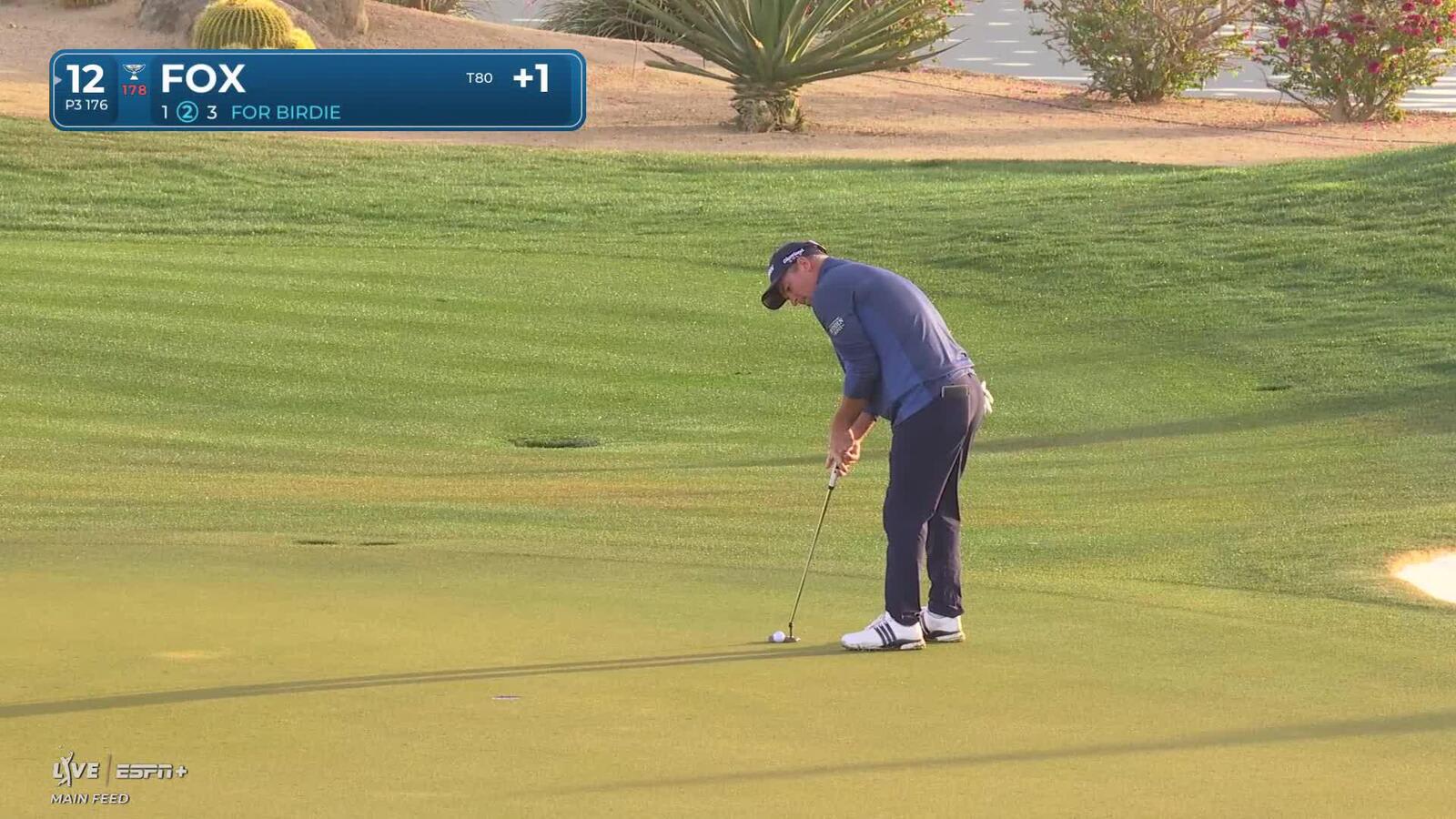 Ryan Fox | Round 2 | 12th hole | Shot 2 | 2025 WM Phoenix Open