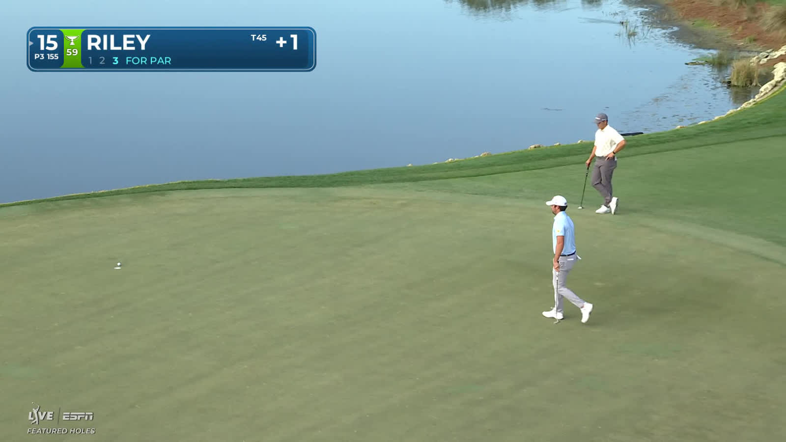 Davis Riley | Round 1 | 15th hole | Shot 4 | 2026 Cognizant Classic