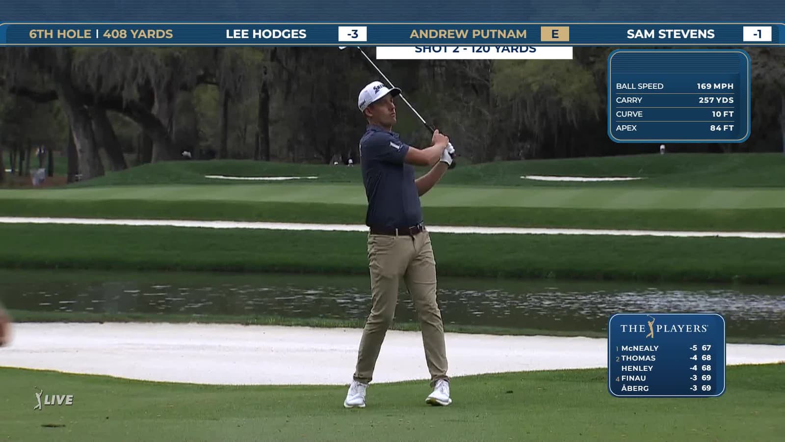 Andrew Putnam | Round 1 | 6th hole | Shot 2 | 2026 THE PLAYERS