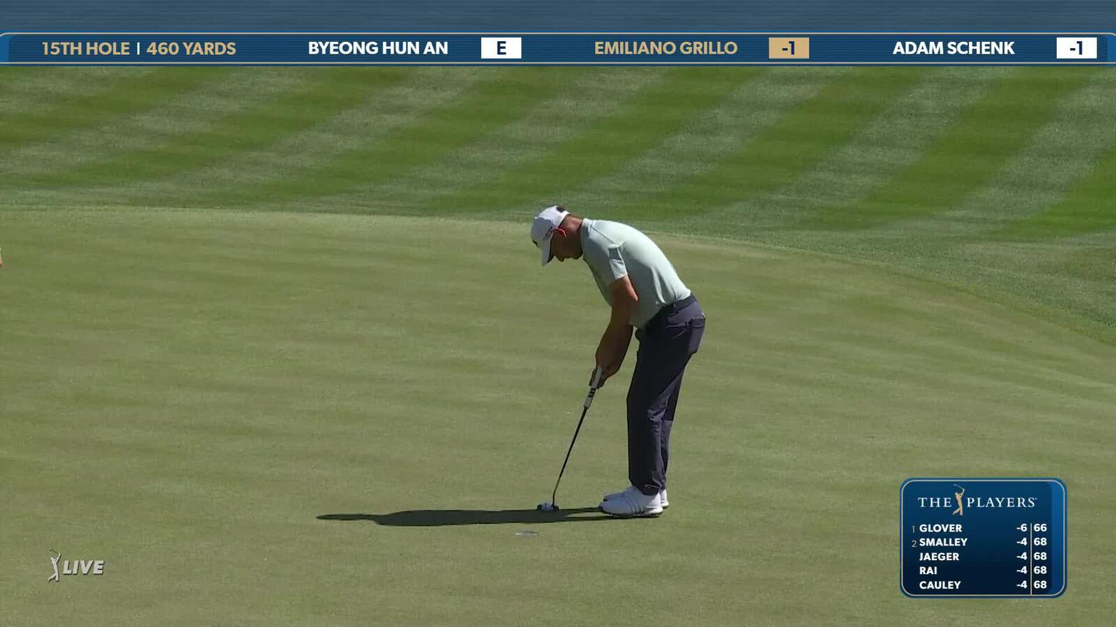 Emiliano Grillo | Round 1 | 15th hole | Shot 4 | 2025 THE PLAYERS