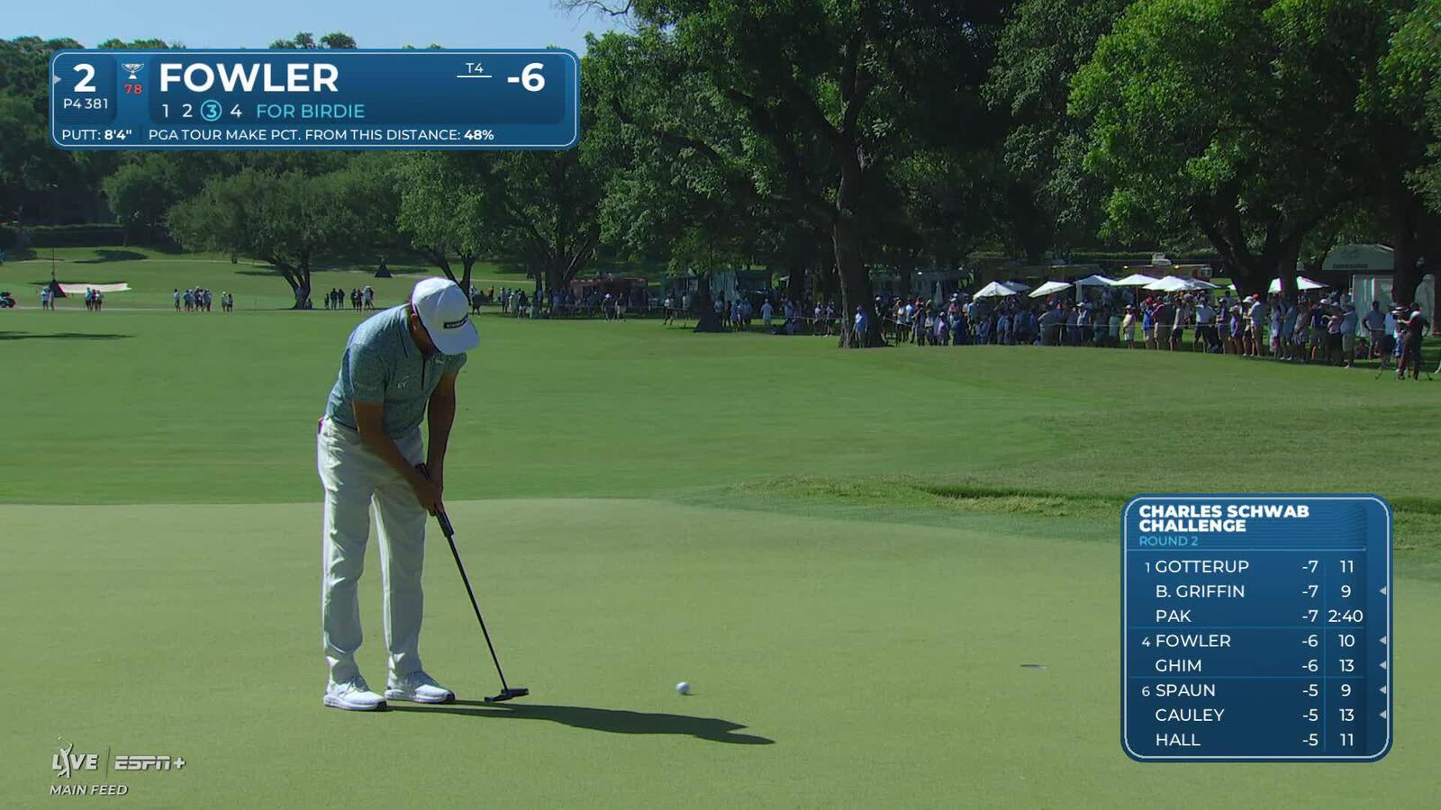 Rickie Fowler | Round 2 | 2nd hole | Shot 3 | 2025 Charles Schwab