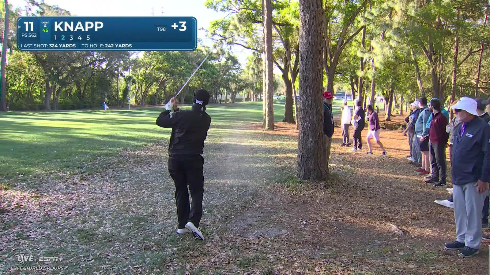 Jake Knapp | Round 2 | 11th hole | Shot 2 | 2025 Valspar