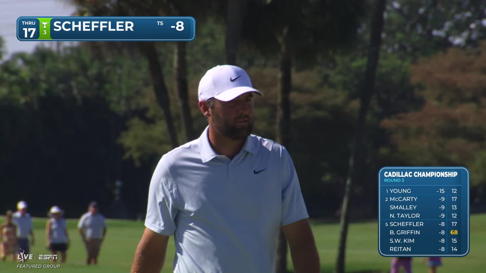 Scottie Scheffler | Round 3 | 17th hole | Shot 4 | 2026 Cadillac