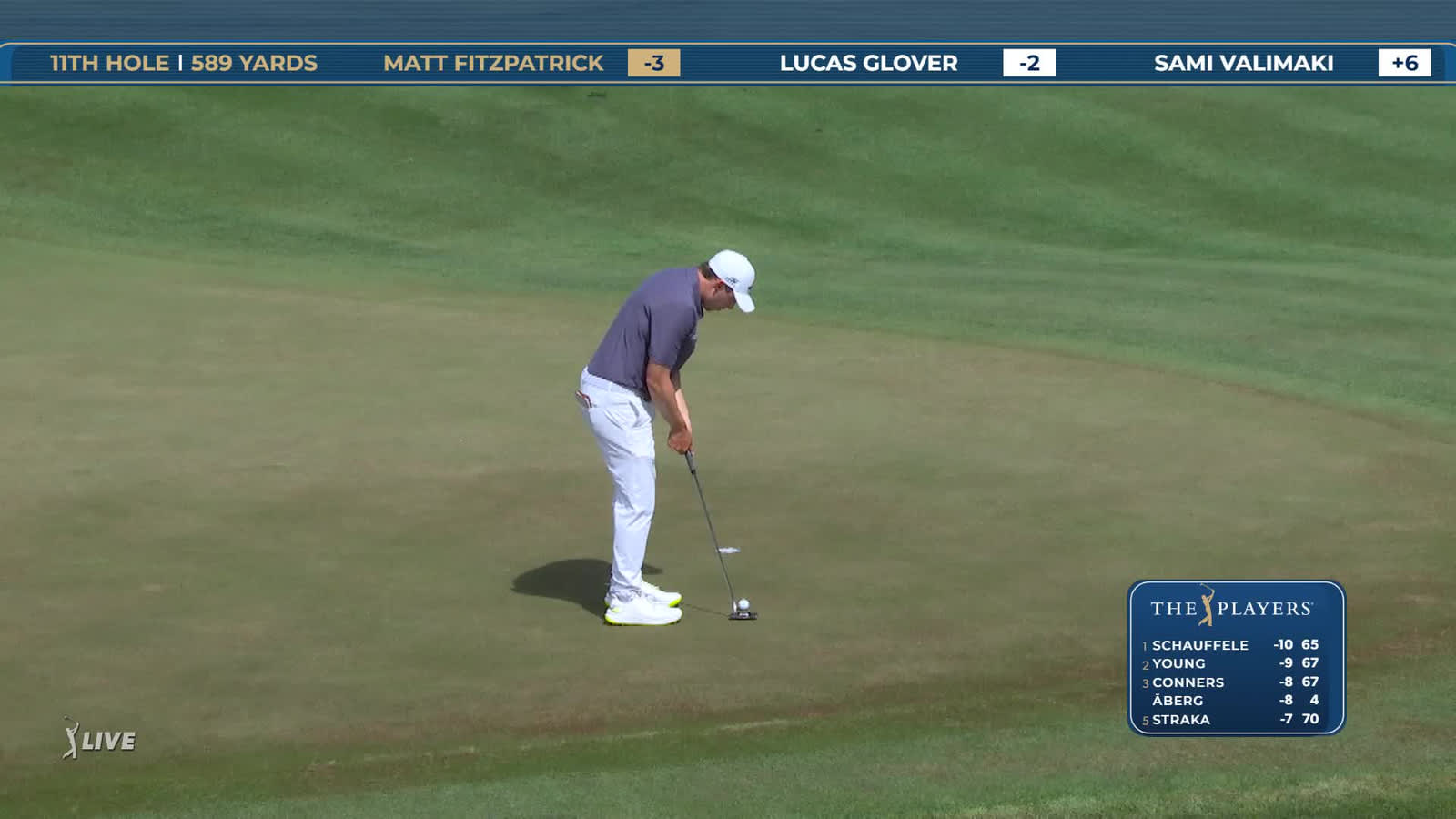 Matt Fitzpatrick | Round 2 | 11th hole | Shot 5 | 2026 THE PLAYERS
