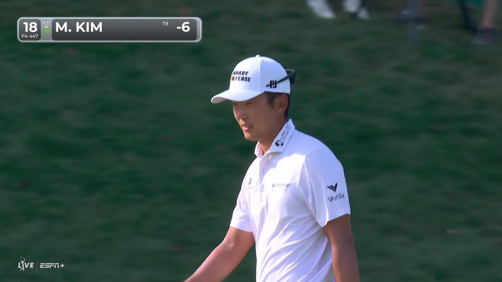 Michael Kim | Round 4 | 18th hole | Shot 3 | 2025 BMW Championship