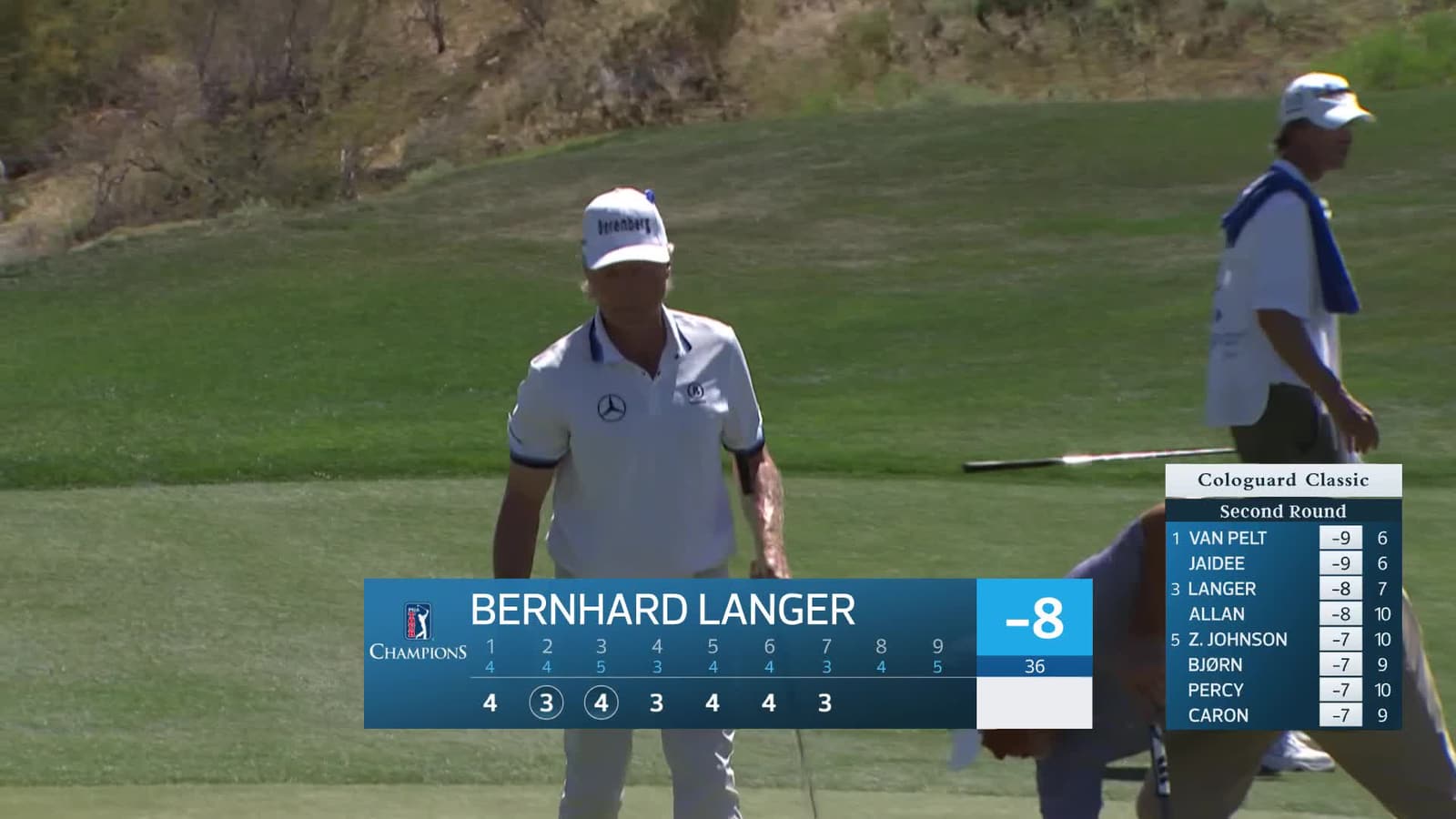 Bernhard Langer | Round 2 | 7th hole | Shot 3 | 2026 Cologuard