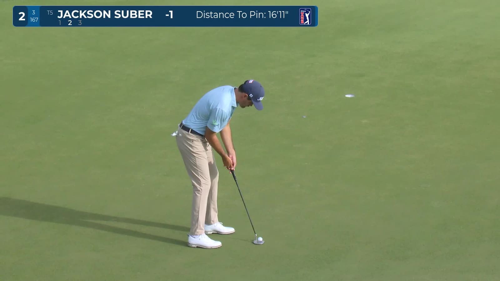 Jackson Suber | Round 1 | 2nd hole | Shot 2 | -1 Houston Open