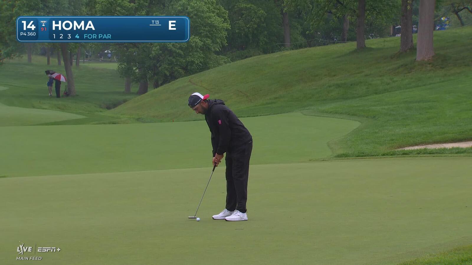 Max Homa | Round 2 | 14th hole | Shot 4 | 2025 the Memorial