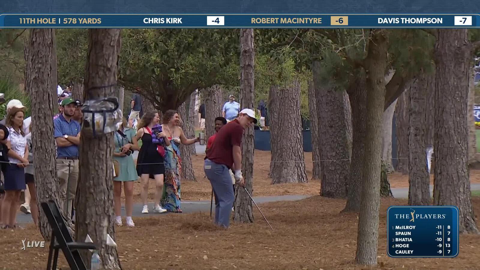 Robert MacIntyre | Round 4 | 11th hole | Shot 2 | 2025 THE PLAYERS