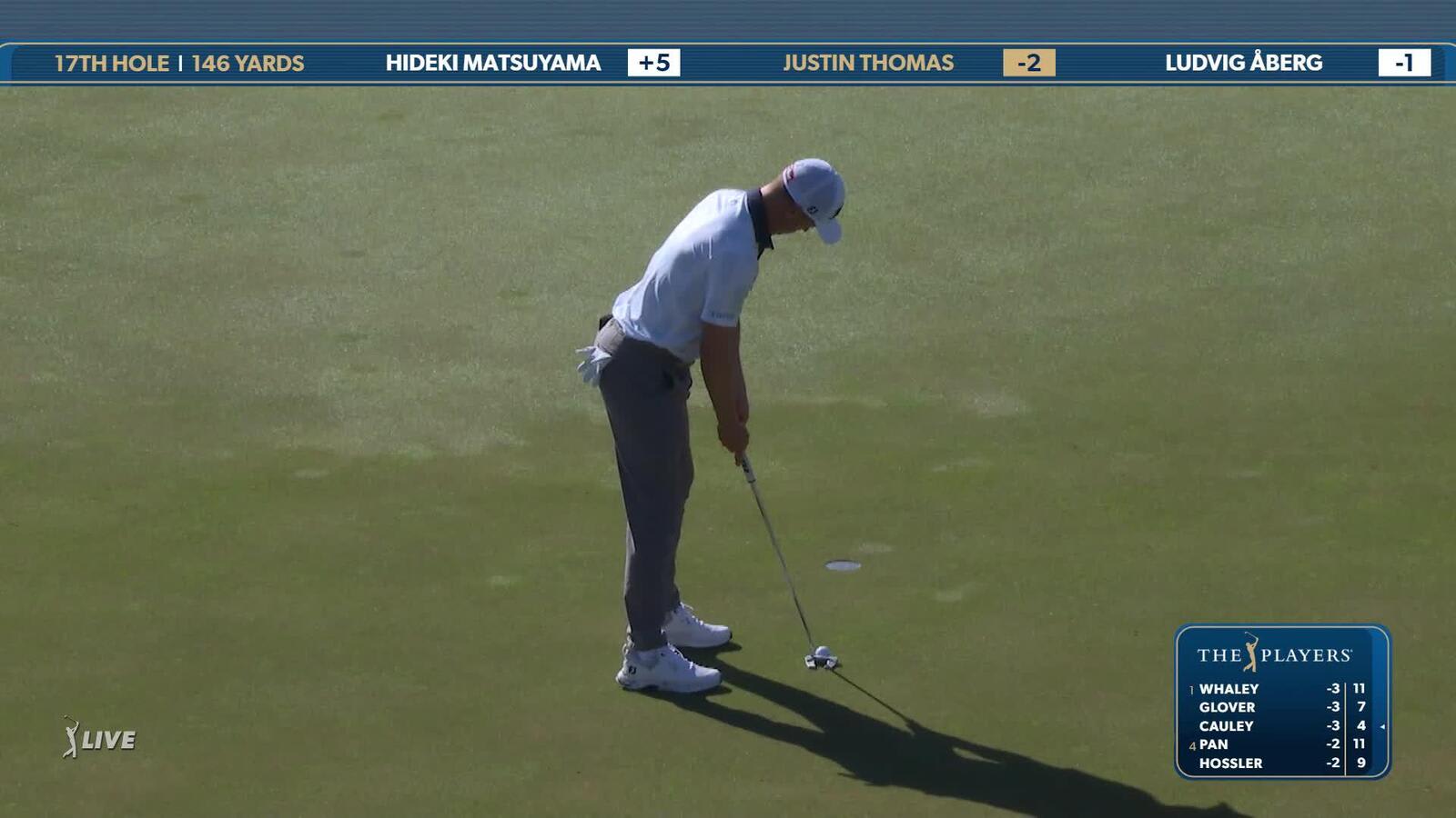 Justin Thomas | Round 1 | 17th hole | Shot 5 | 2025 THE PLAYERS