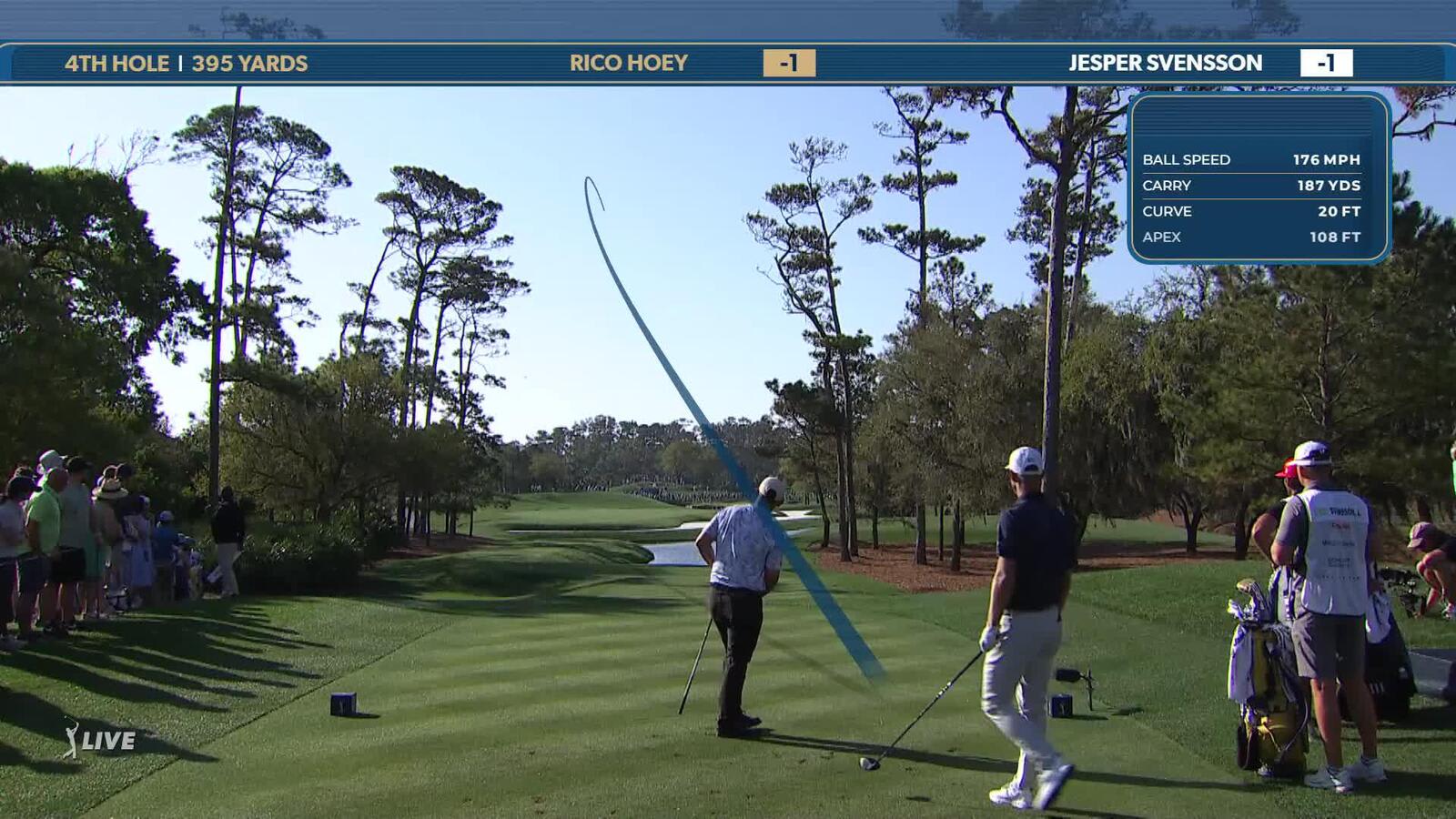 Rico Hoey | Round 3 | 4th hole | Shot 1 | 2025 THE PLAYERS