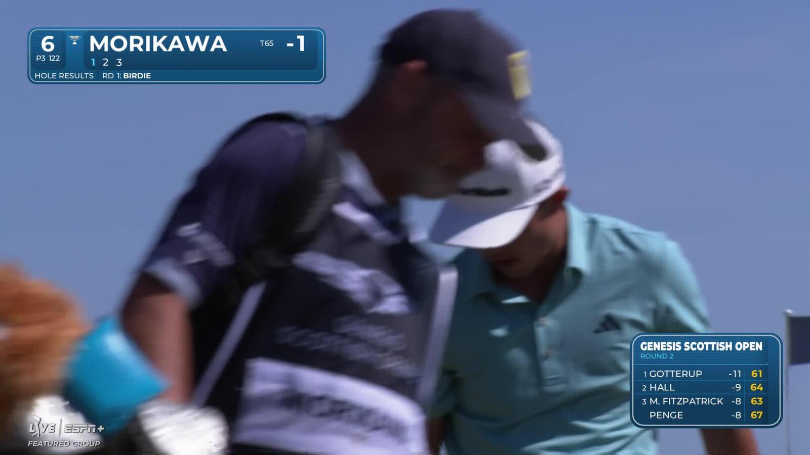 Collin Morikawa | Round 2 | 6th hole | Shot 1 | 2025 Genesis Scottish Open