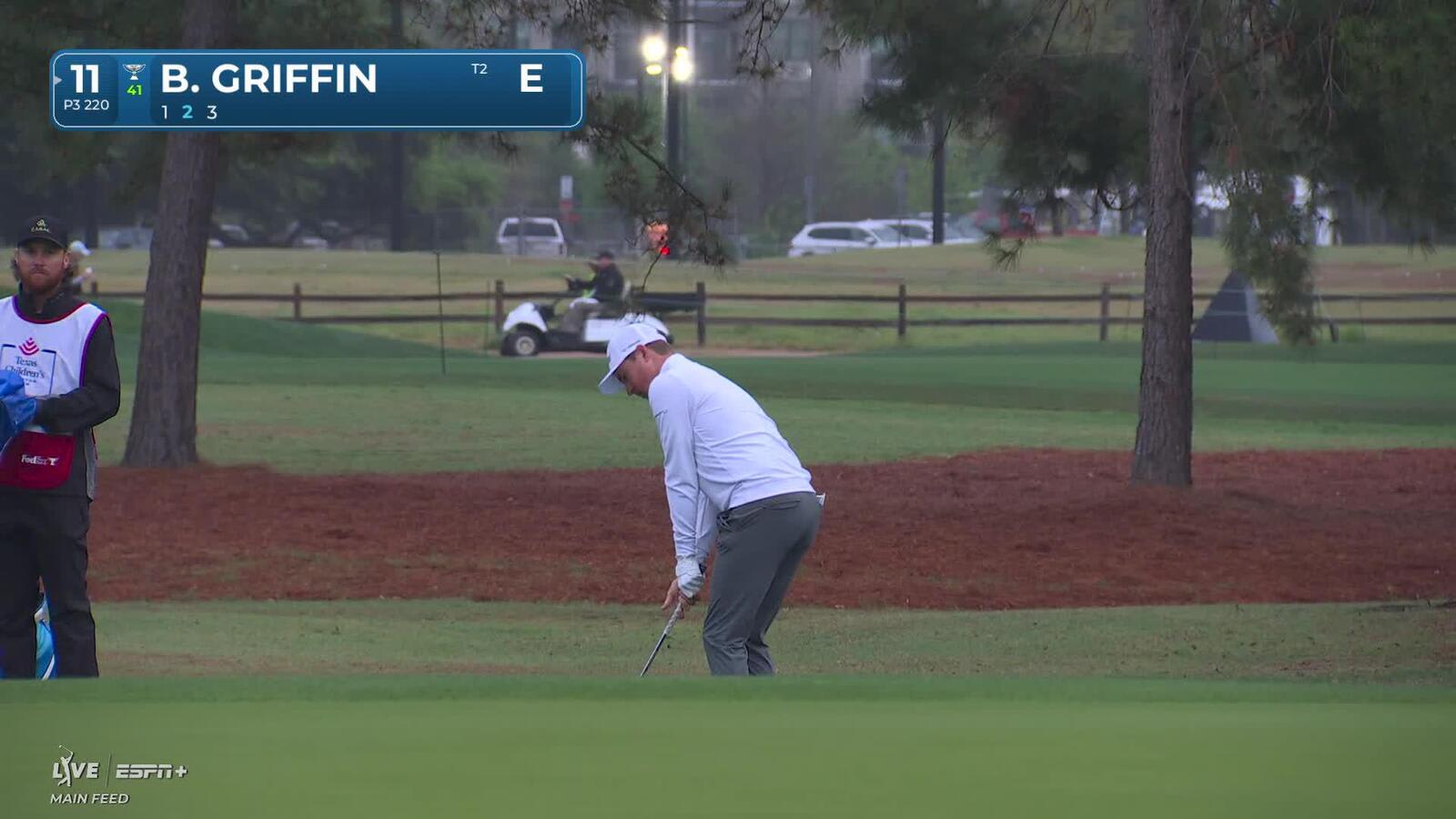 Ben Griffin | Round 1 | 11th hole | Shot 2 | 2025 Houston Open
