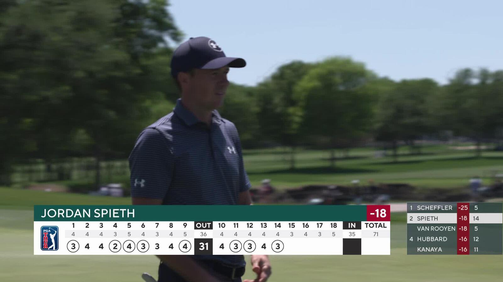 Jordan Spieth | Round 4 | 14th hole | Shot 3 | 2025 THE CJ CUP