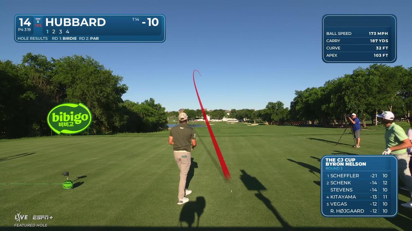 Mark Hubbard | Round 3 | 14th hole | Shot 1 | 2025 THE CJ CUP