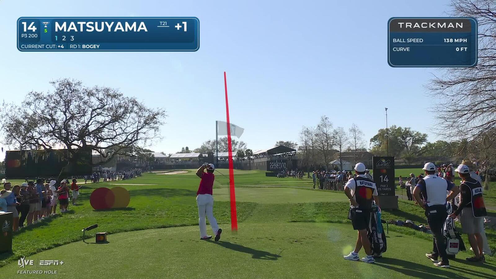 Hideki Matsuyama | Round 2 | 14th hole | Shot 1 | 2025 Arnold Palmer Invitational