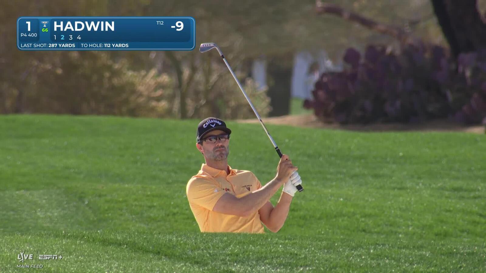 Adam Hadwin | Round 4 | 1st hole | Shot 2 | 2025 WM Phoenix Open