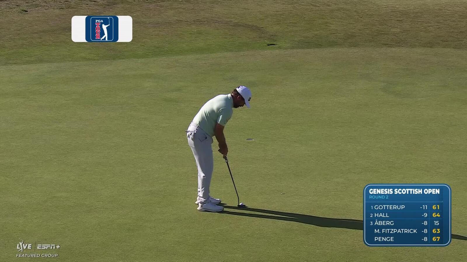 John Parry | Round 2 | 17th hole | Shot 2 | 2025 Genesis Scottish Open