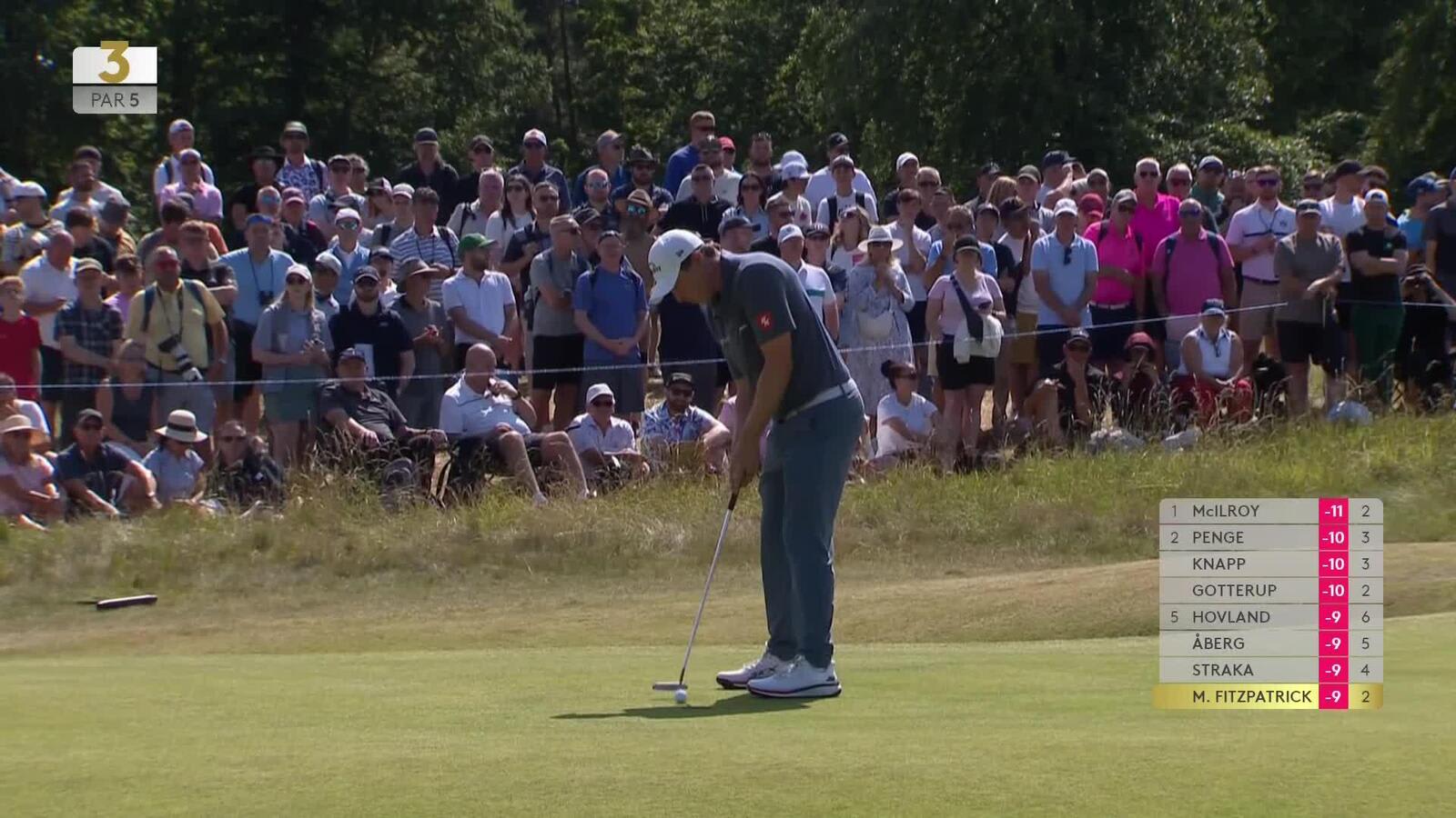 Matt Fitzpatrick | Round 4 | 5th hole | Shot 3 | 2025 Genesis Scottish Open
