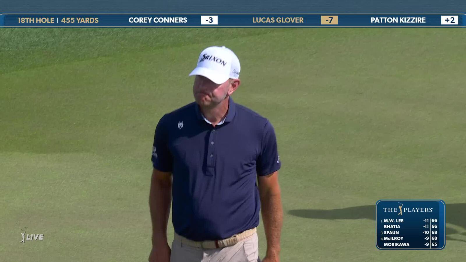 Lucas Glover | Round 2 | 18th hole | Shot 4 | 2025 THE PLAYERS