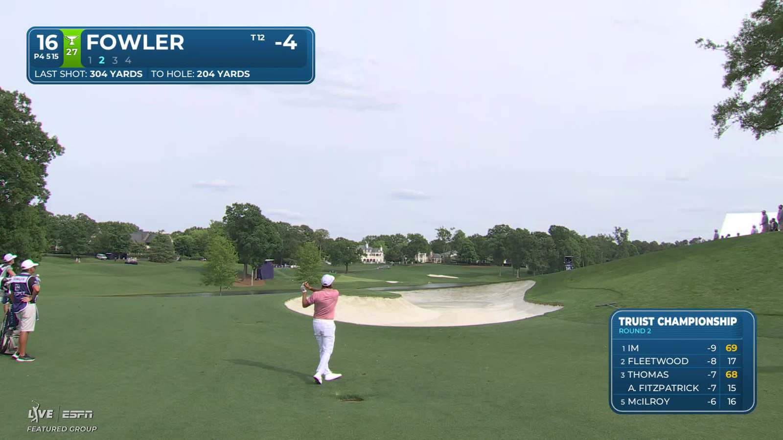 Rickie Fowler | Round 2 | 16th hole | Shot 2 | 2026 Truist Championship