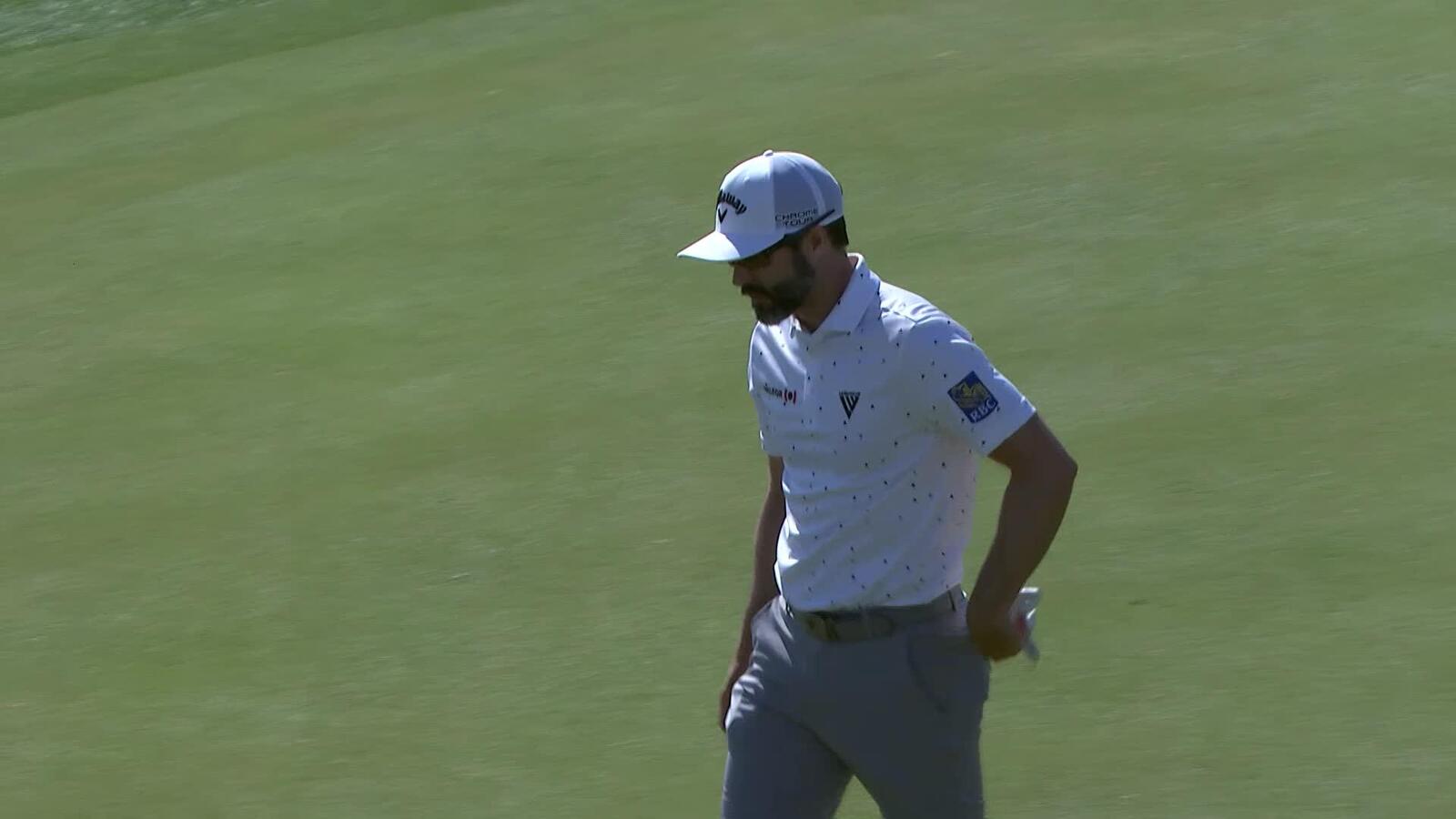 Adam Hadwin | Round 3 | 4th hole | Shot 4 | 2025 The American Express