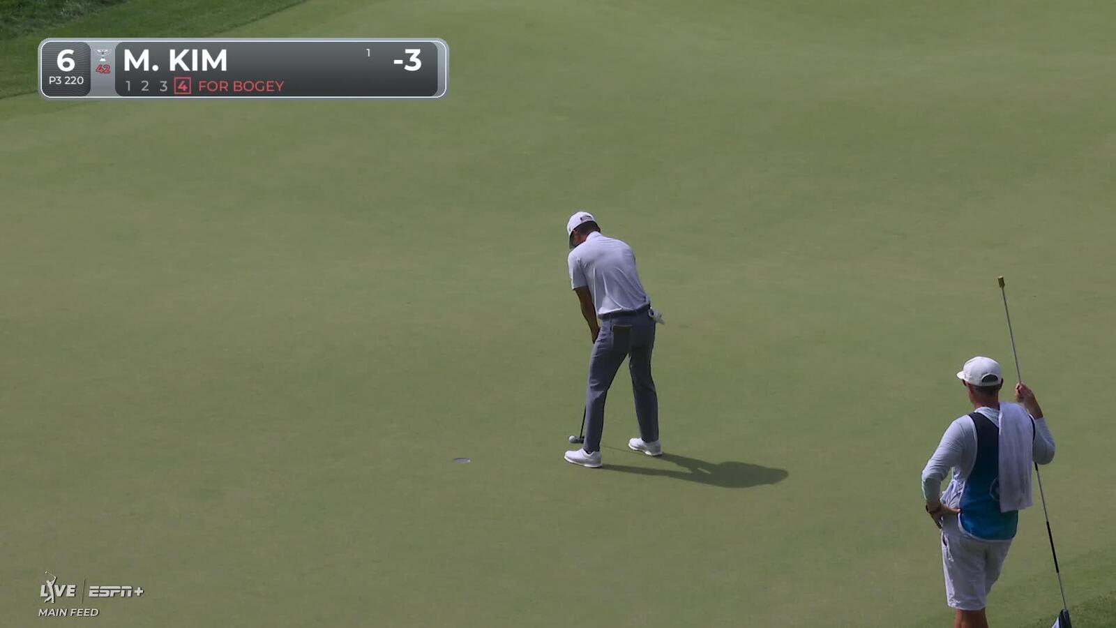 Michael Kim | Round 1 | 6th hole | Shot 4 | 2025 BMW Championship