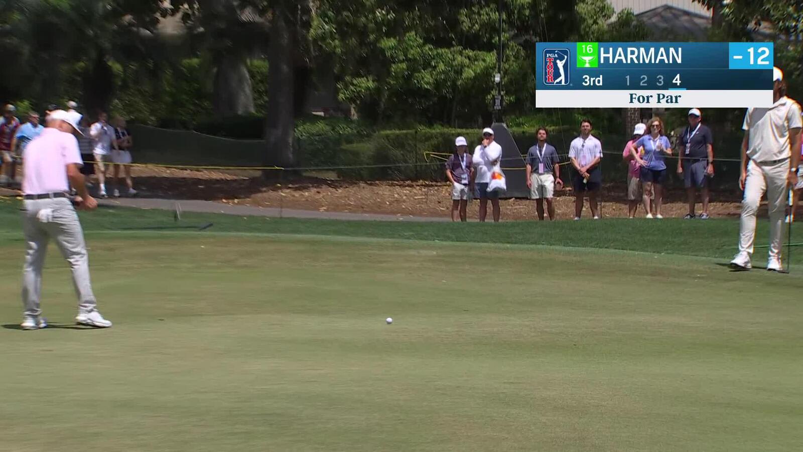 Brian Harman | Round 4 | 3rd hole | Shot 5 | 2025 RBC Heritage