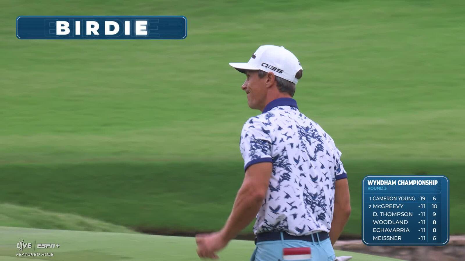 Thorbjørn Olesen | Round 3 | 15th hole | Shot 4 | 2025 Wyndham