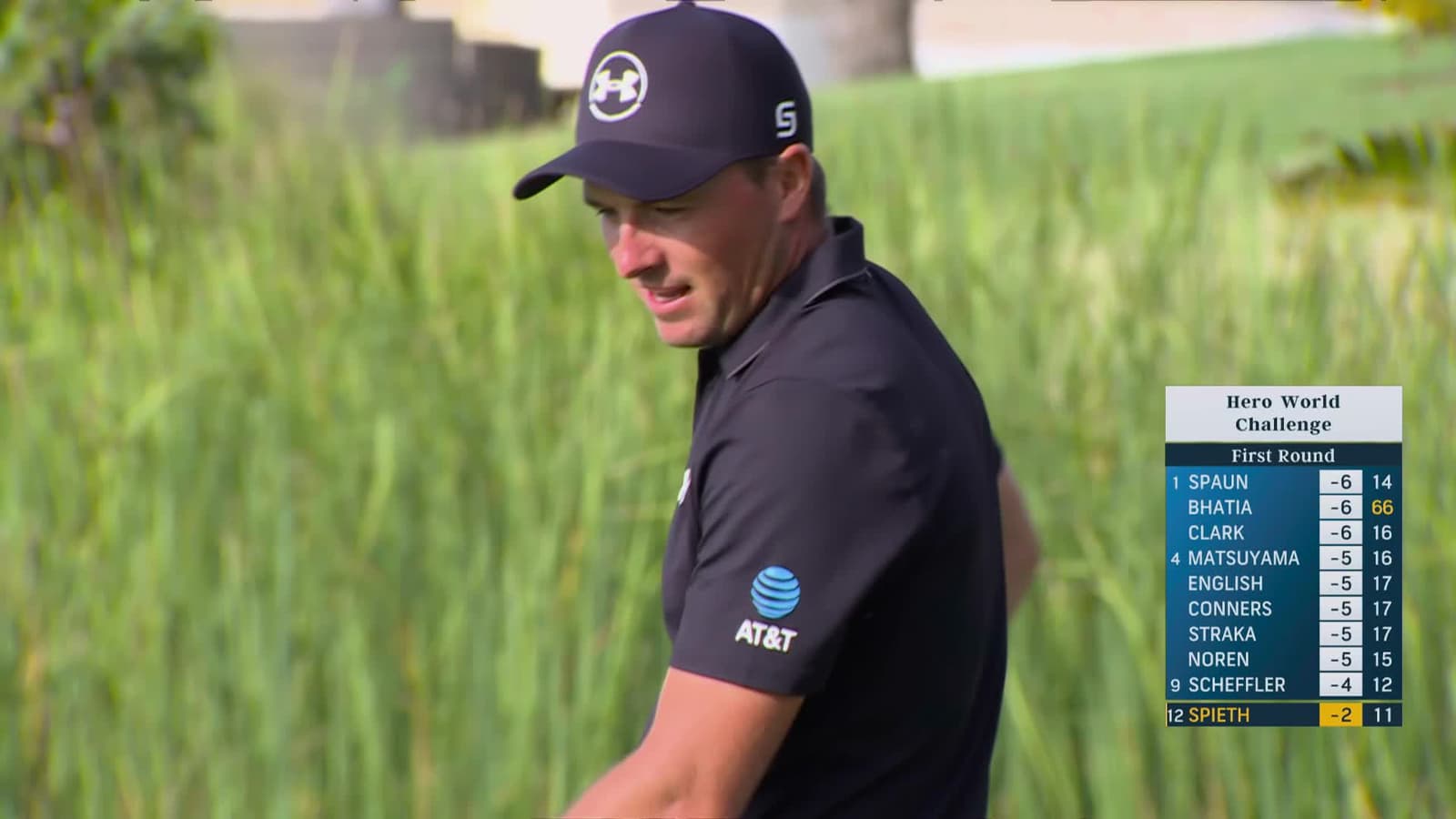 Jordan Spieth | Round 1 | 12th hole | Shot 2 | 2025 Hero World Challenge