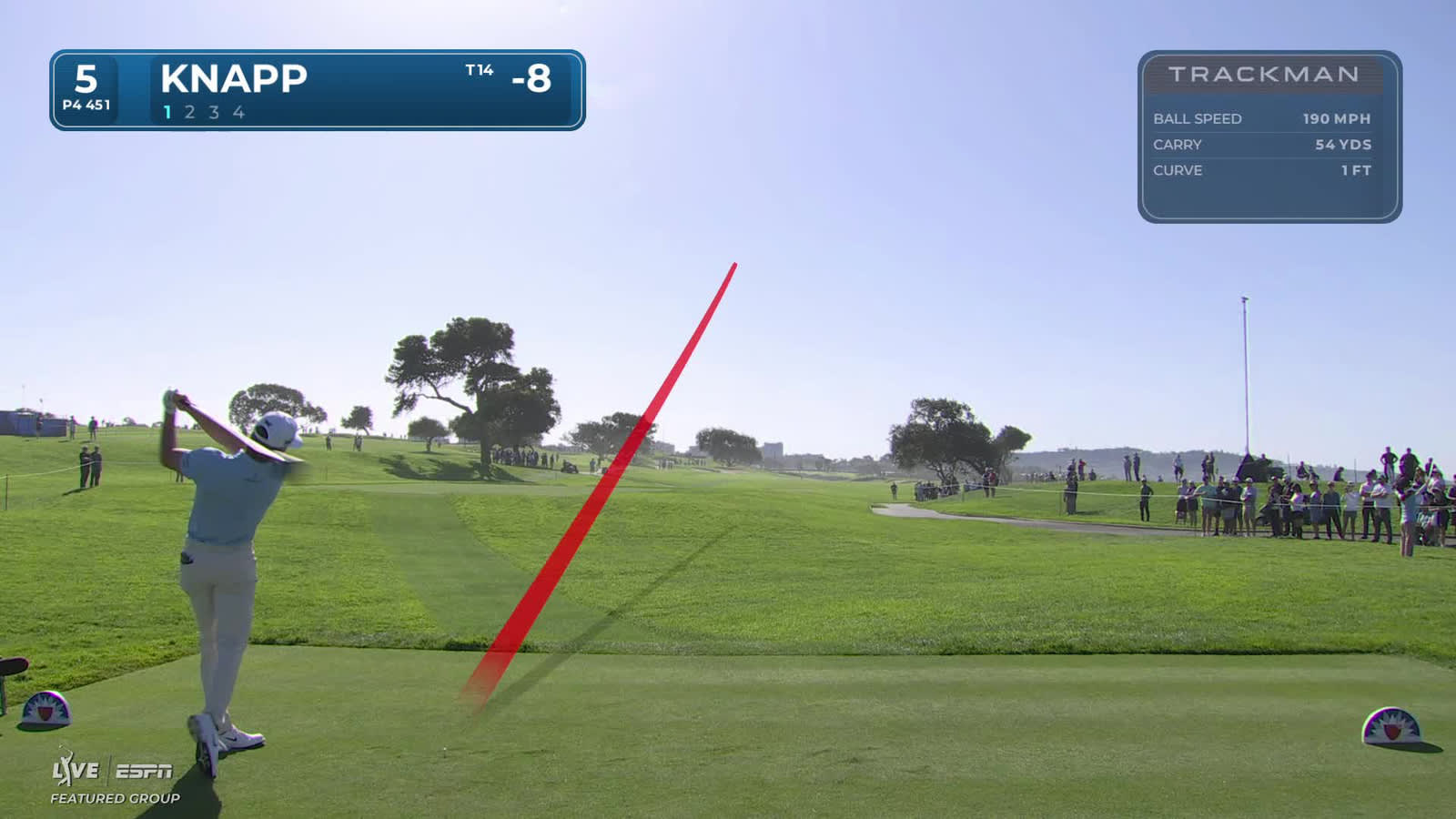 Jake Knapp | Round 3 | 5th hole | Shot 1 | 2026 Farmers