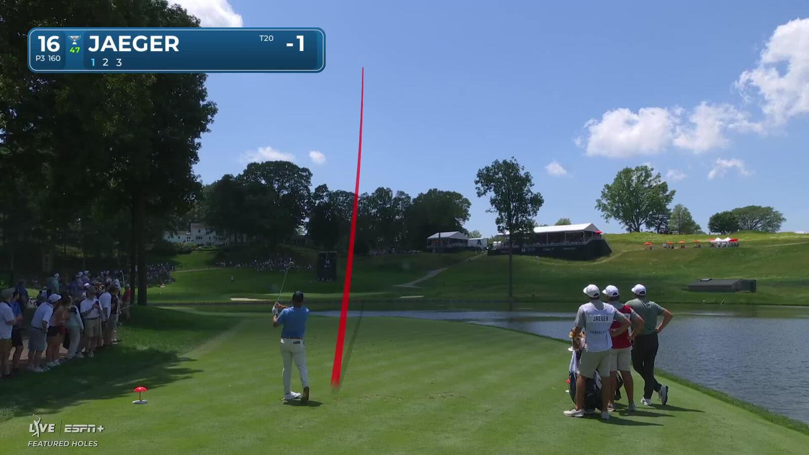 Stephan Jaeger | Round 1 | 16th hole | Shot 1 | 2025 Travelers