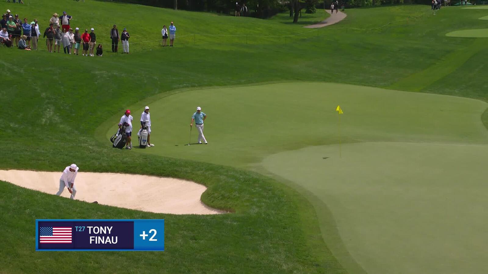 Tony Finau | Round 3 | 4th hole | Shot 2 | 2025 the Memorial