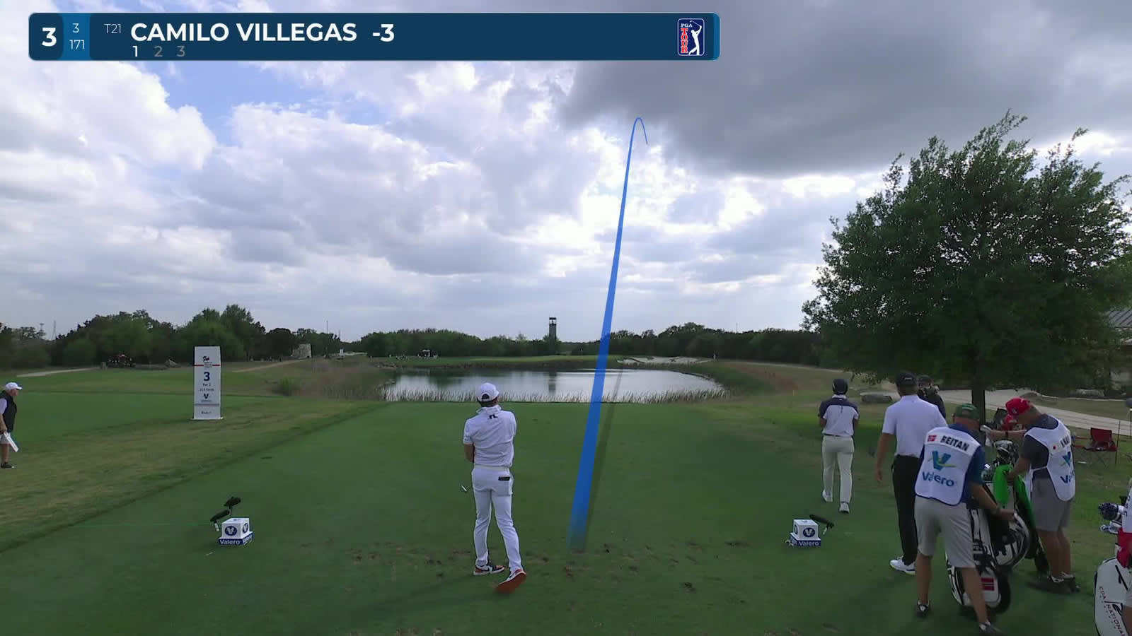 Camilo Villegas | Round 1 | 3rd hole | Shot 1 | 2026 Valero
