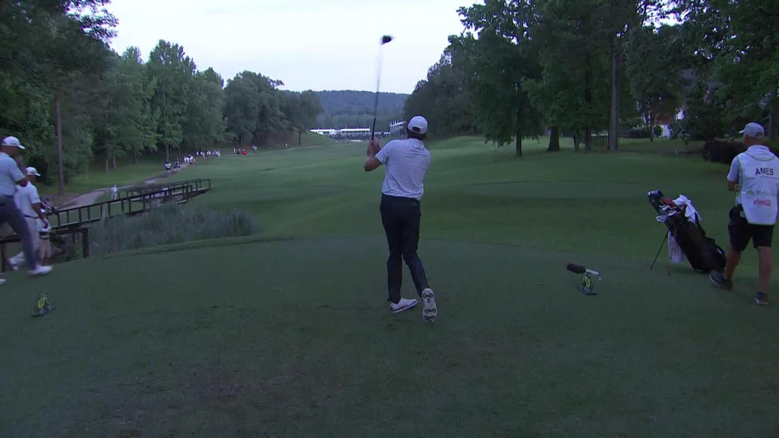 Stephen Ames | Round 4 | 18th hole | Shot 1 | 2025 Tradition