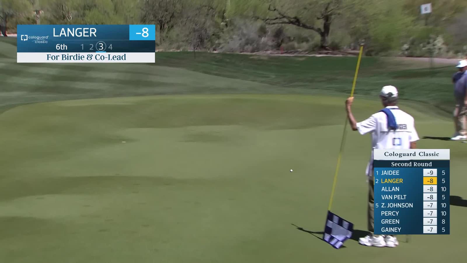 Bernhard Langer | Round 2 | 6th hole | Shot 3 | 2026 Cologuard