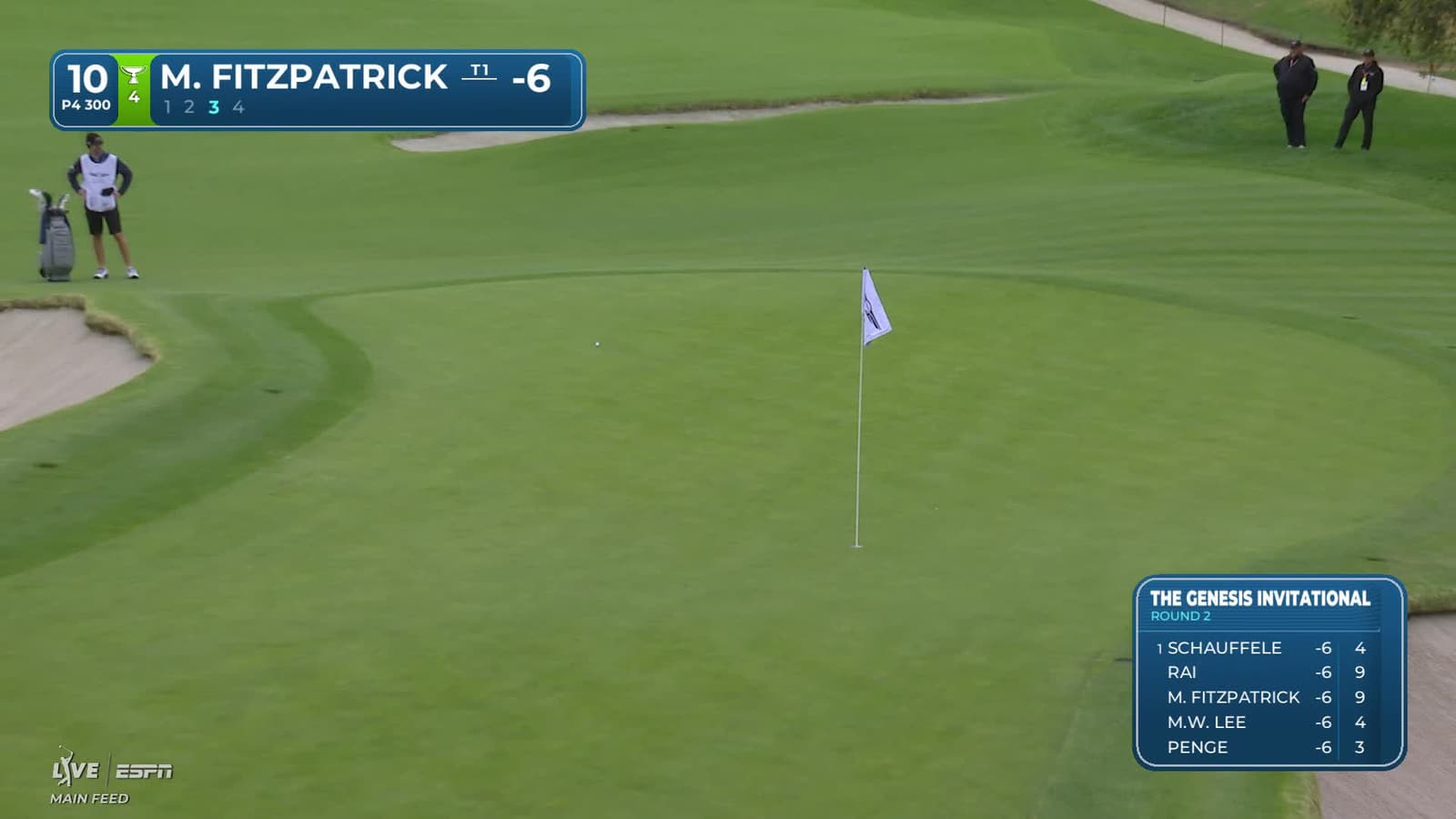 Matt Fitzpatrick | Round 2 | 10th hole | Shot 3 | 2026 The Genesis