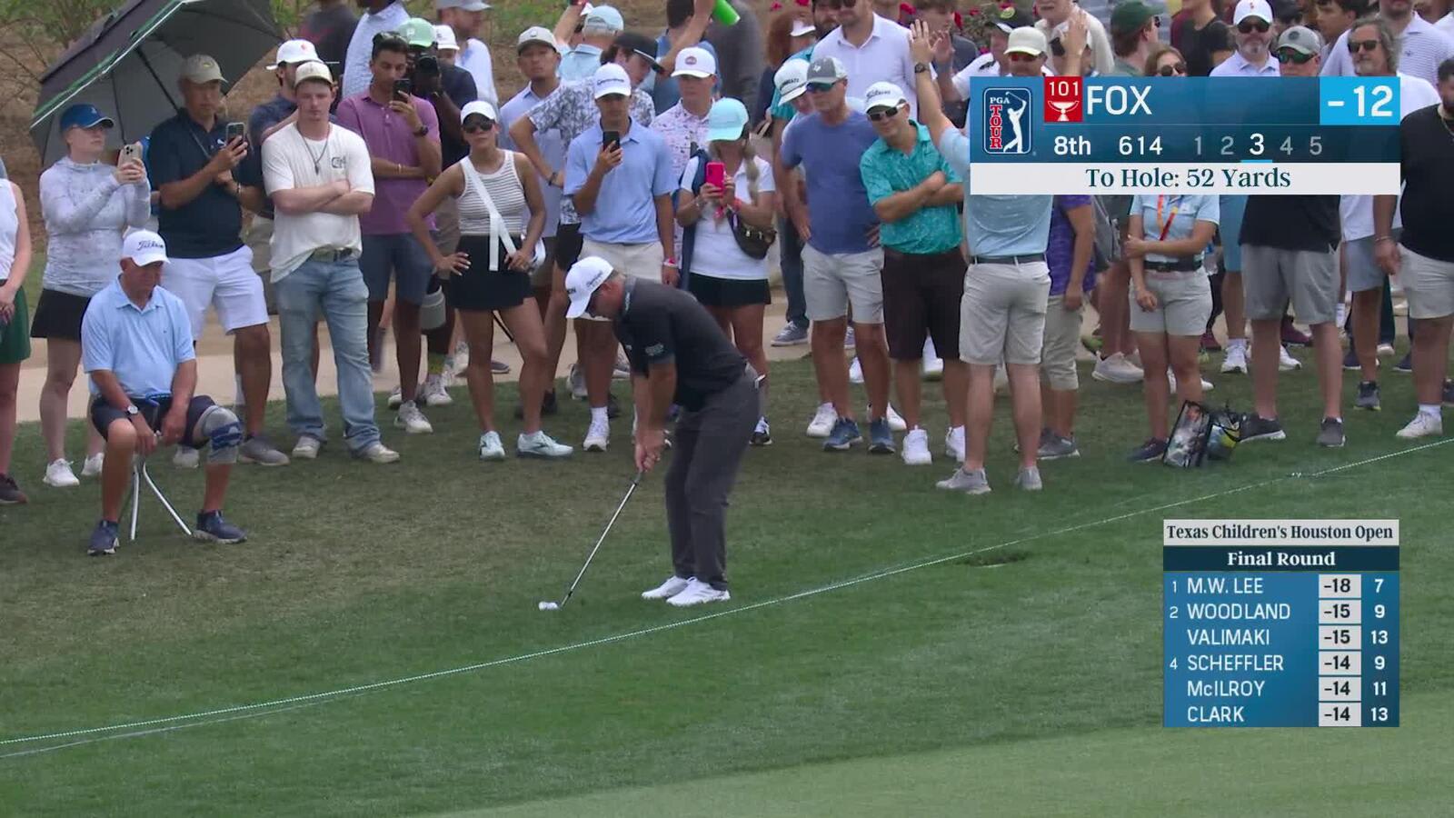 Ryan Fox | Round 4 | 8th hole | Shot 3 | 2025 Houston Open