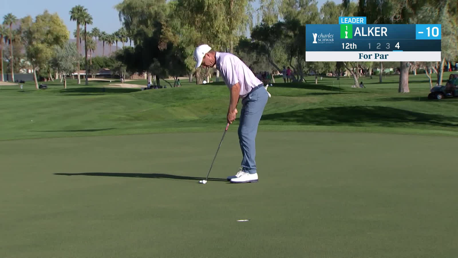 Steven Alker | Round 2 | 12th hole | Shot 5 | 2025 Charles Schwab