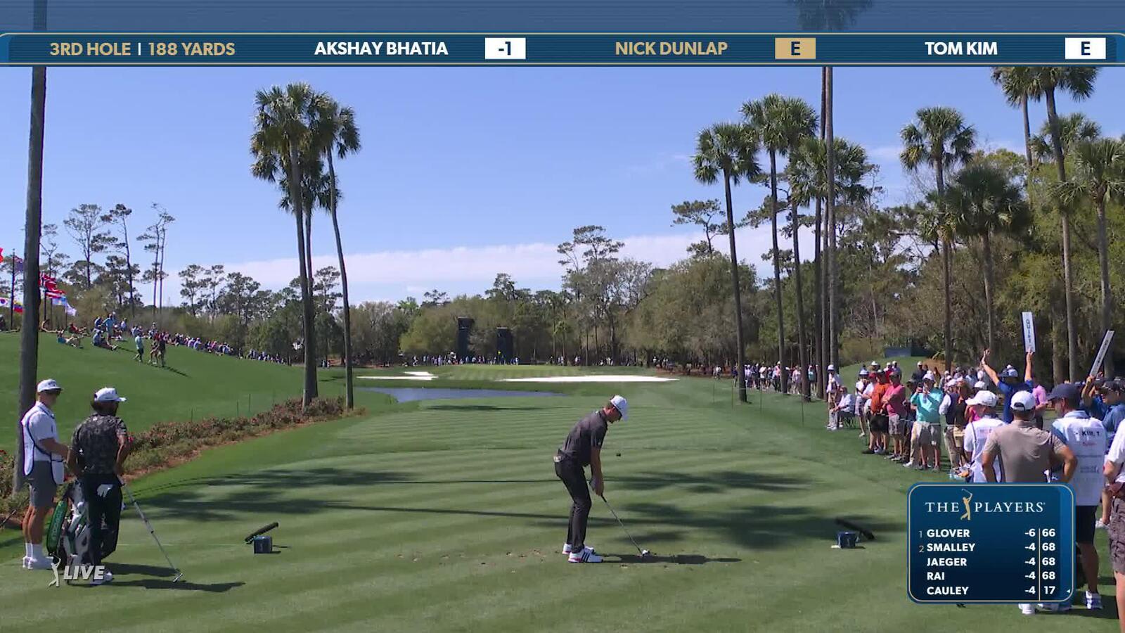 Nick Dunlap | Round 1 | 3rd hole | Shot 1 | 2025 THE PLAYERS