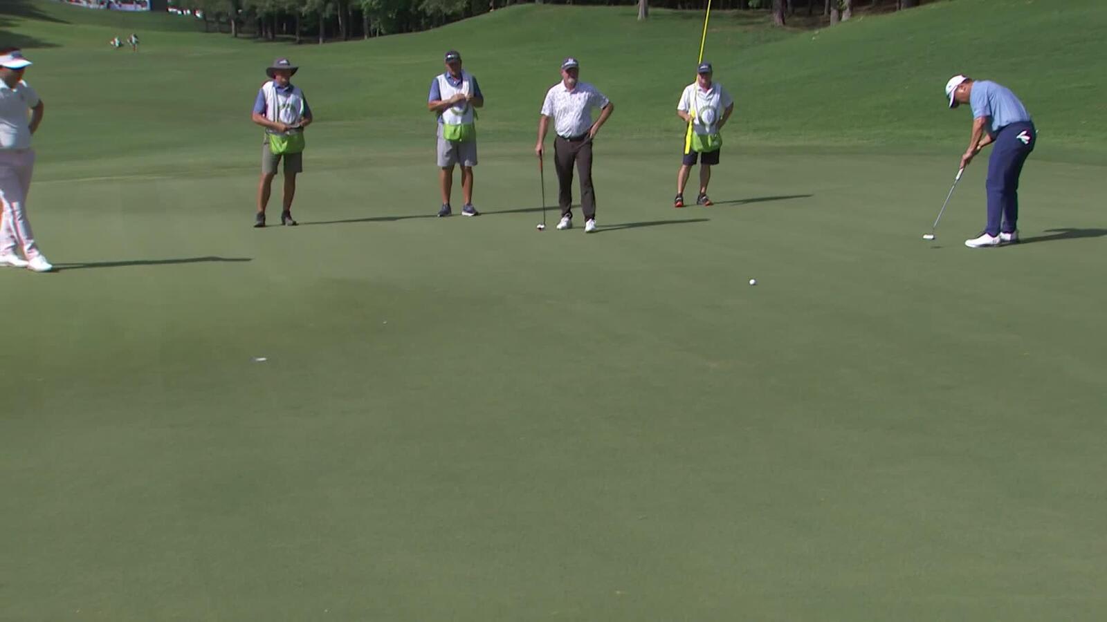 Charlie Wi | Round 4 | 1st hole | Shot 3 | 2025 Tradition