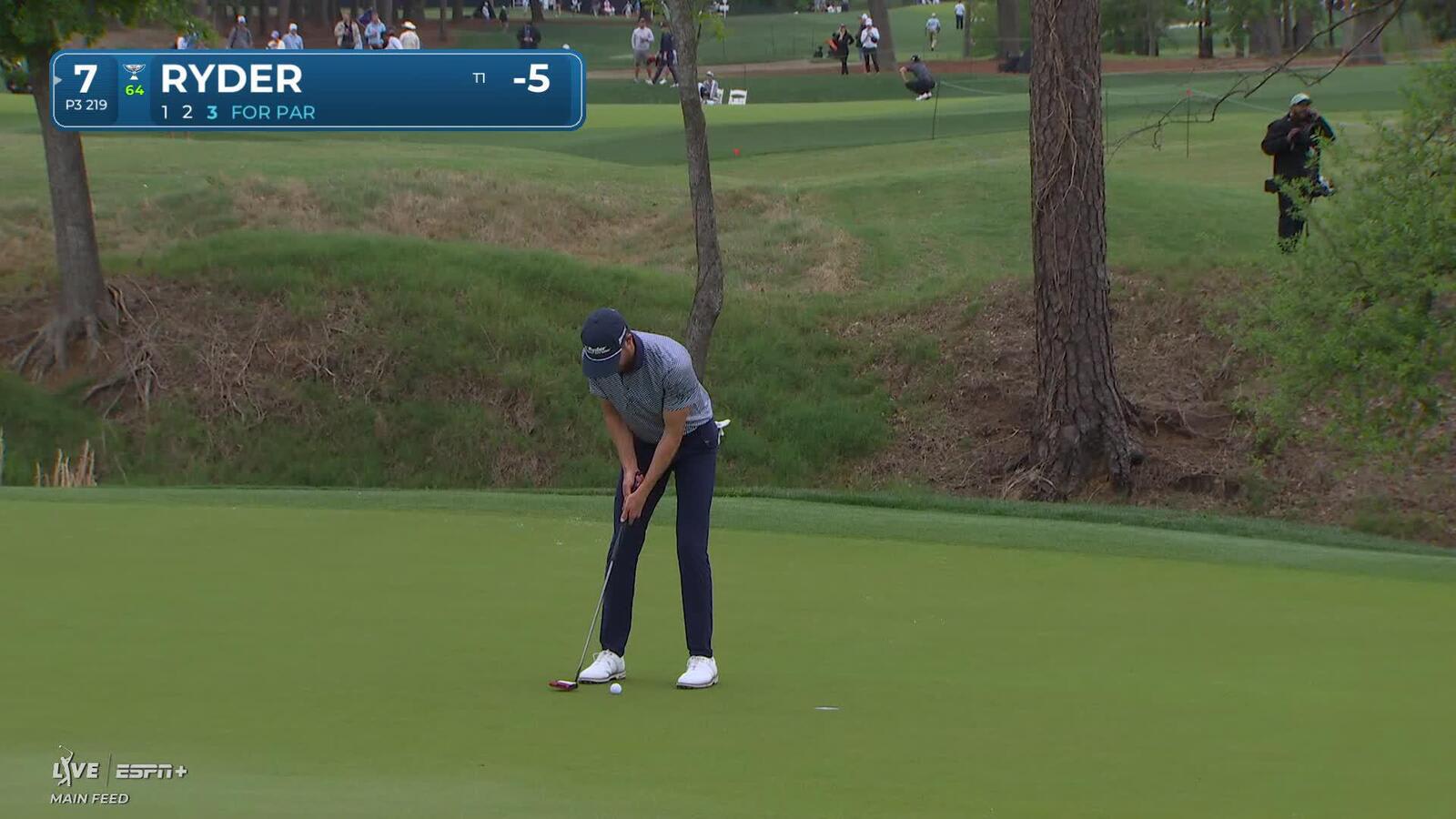 Sam Ryder | Round 1 | 7th hole | Shot 3 | 2025 Houston Open