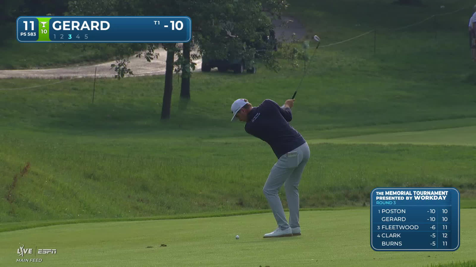 Ryan Gerard | Round 3 | 11th hole | Shot 3 | 2026 the Memorial