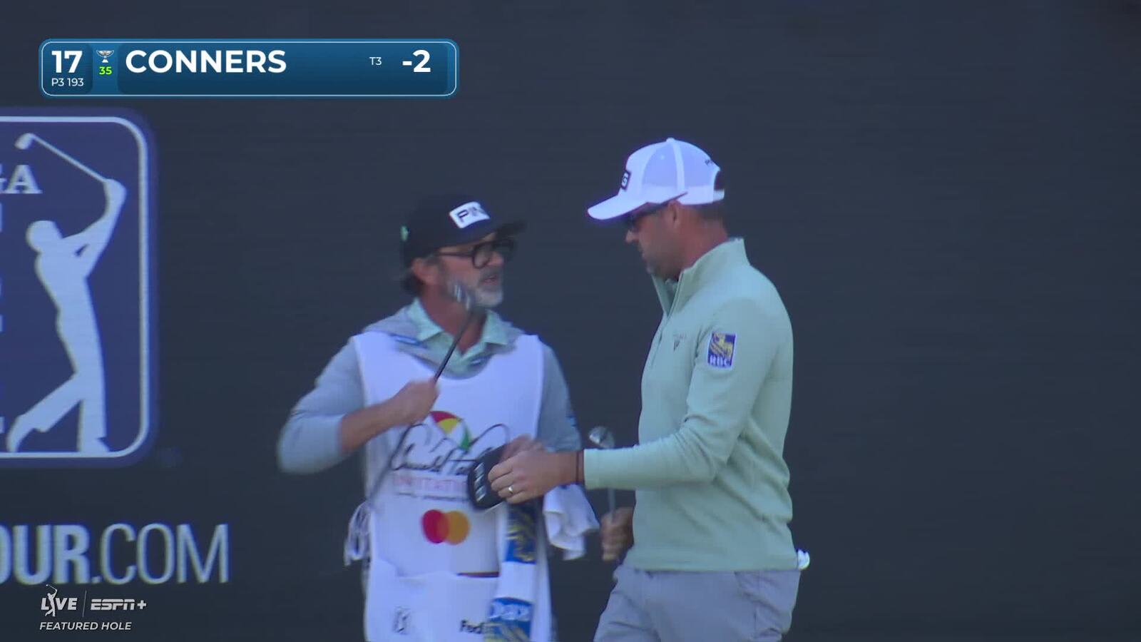 Corey Conners | Round 1 | 17th hole | Shot 2 | 2025 Arnold Palmer