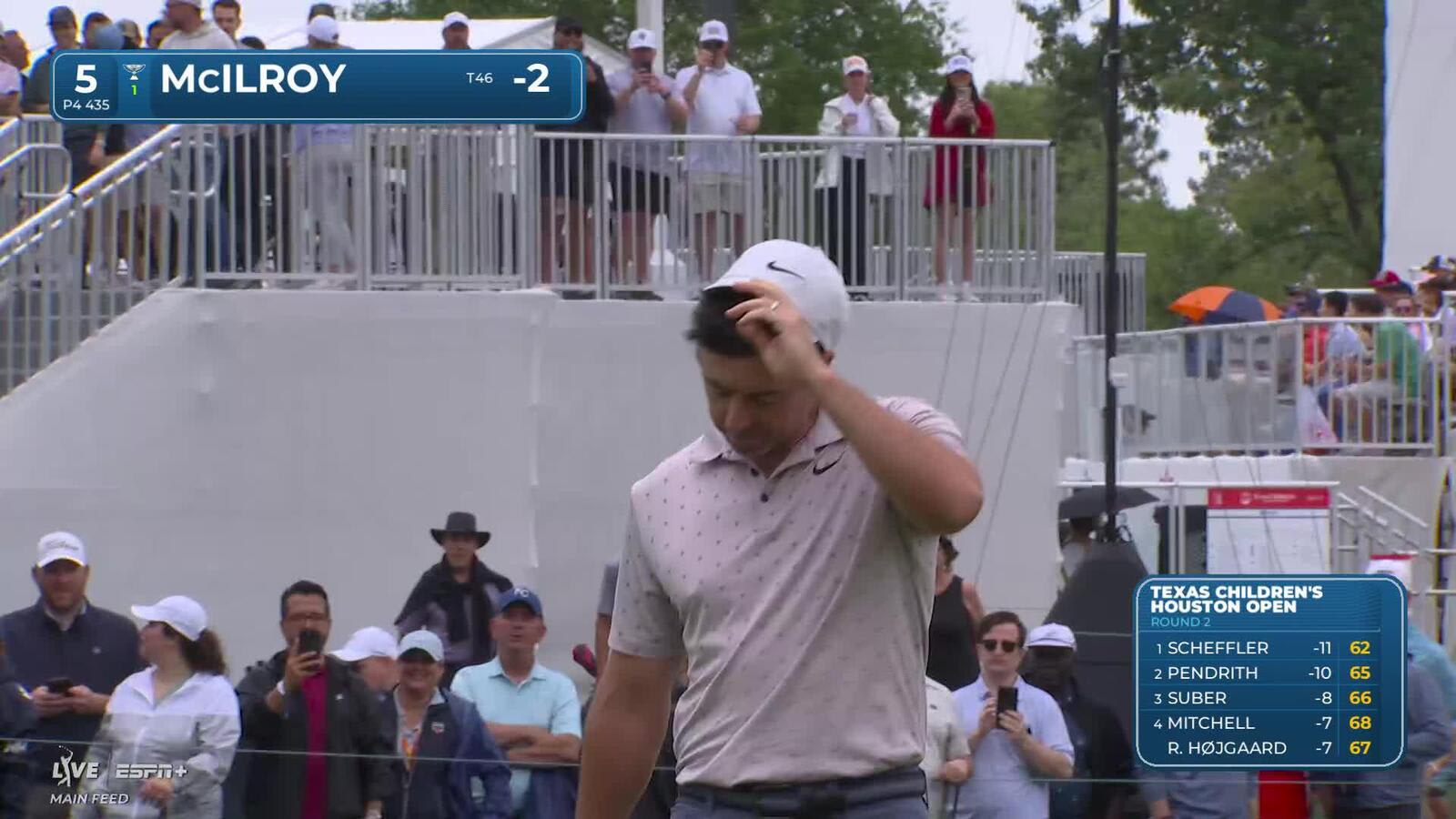 Rory McIlroy | Round 2 | 5th hole | Shot 3 | 2025 Houston Open