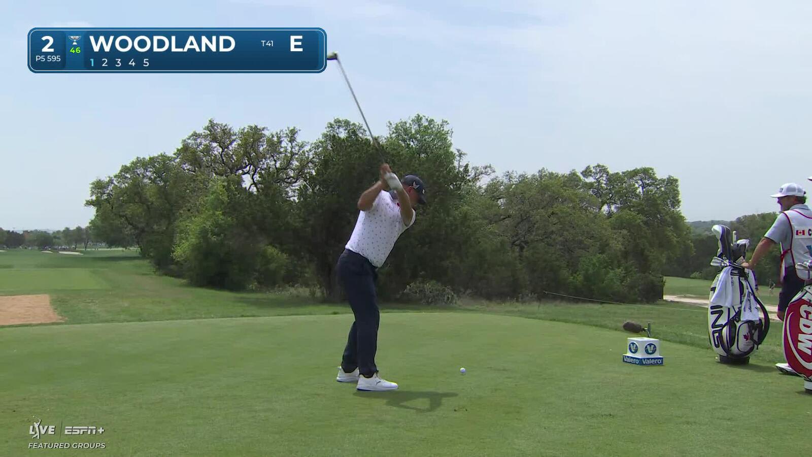 Gary Woodland | Round 1 | 2nd hole | Shot 1 | 2025 Valero