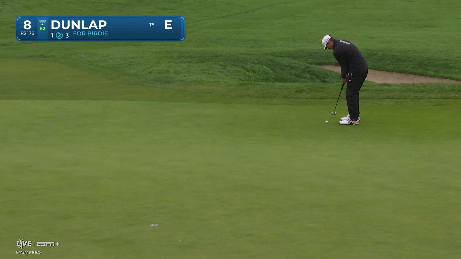 Nick Dunlap | Round 1 | 8th hole | Shot 3 | 2025 Genesis